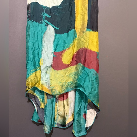 Colorful Abstract Sleeveless Dress - Picture 4 of 10